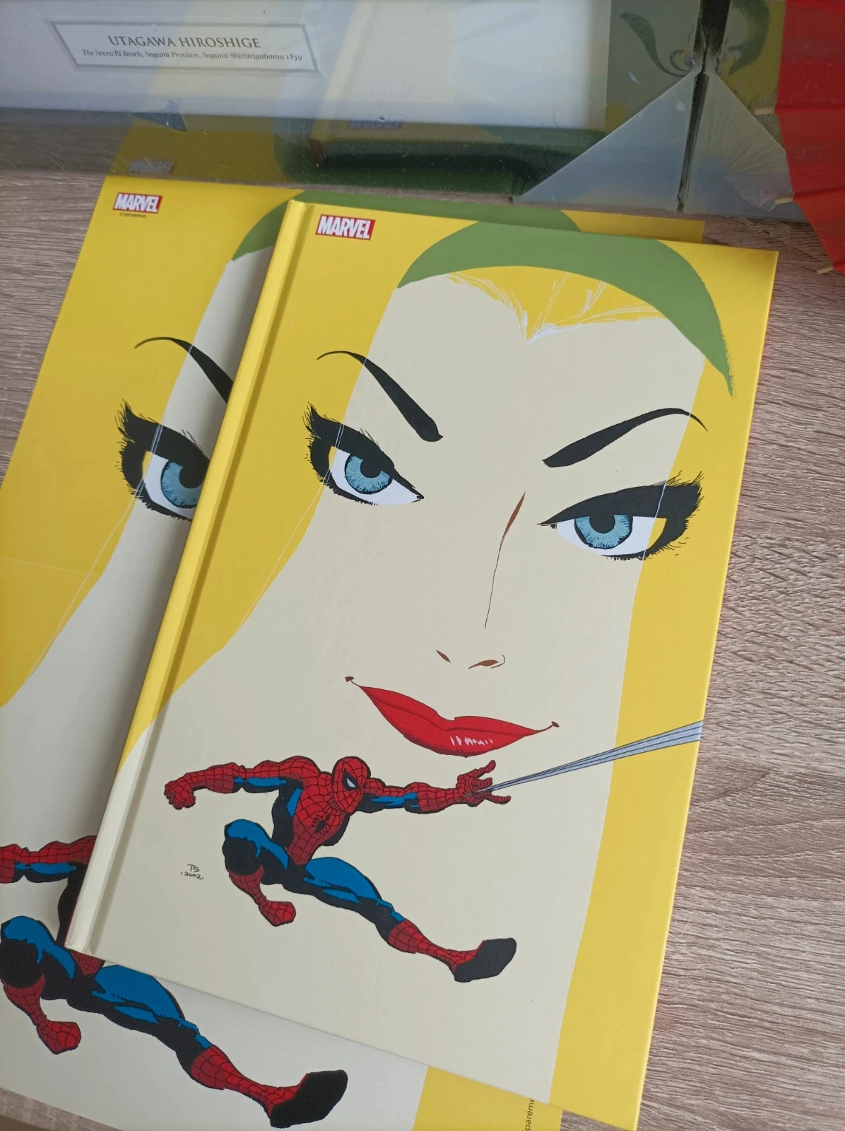 Album Rigide Spider-Man Bleu avec poster Marvel Comics